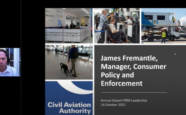  Video – 11. – James Fremantle – 2021 – UK Civil Aviation Authority – 2021 Annual Airport PRM Leadership Conference